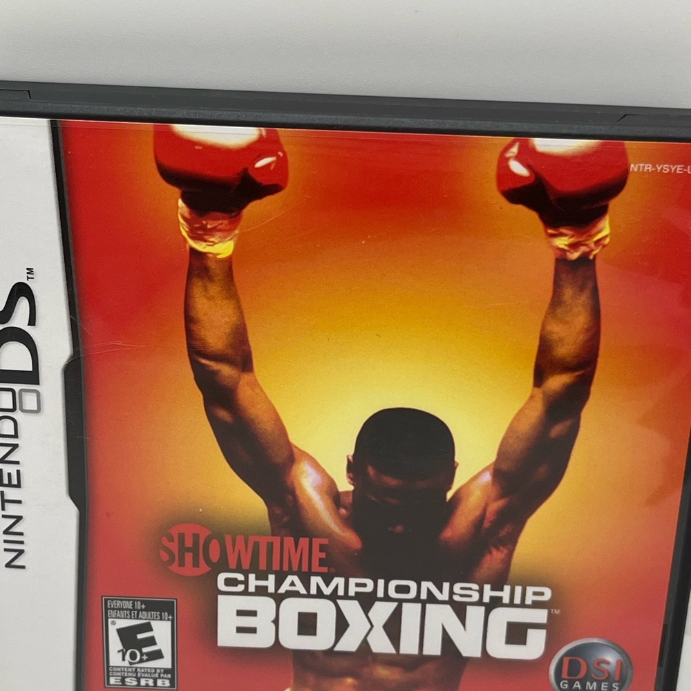Showtime Championship Boxing Nintendo DS Game tested complete w manual